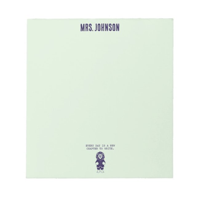 Bloc-note Every Day Is A New Chapter To Write Life (Devant)