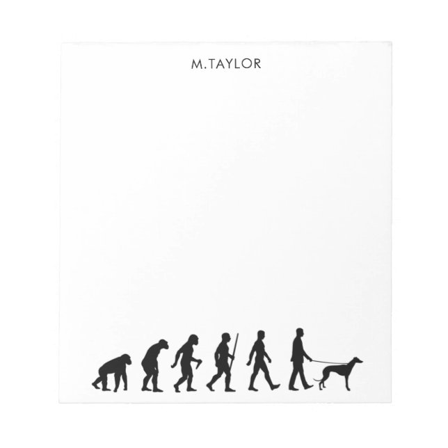 Bloc-note Évolution vers le propriétaire Greyhound (Devant)