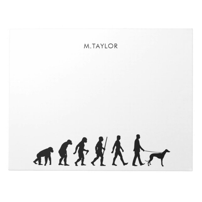 Bloc-note Évolution vers le propriétaire Greyhound (Devant)