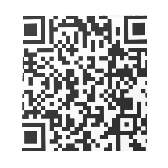 Bloc-note Exemple de code QR Bitcoin (Devant)