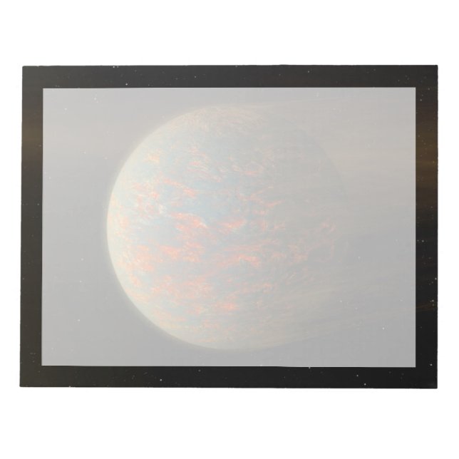 Bloc-note Exoplanet 55 Cancri E Et Sa Surface Moulée (Devant)