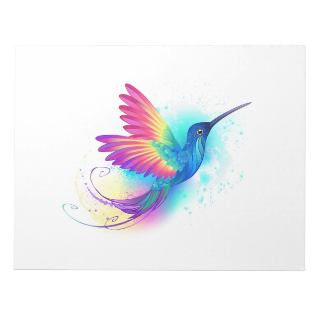 Bloc-note Exotic Rainbow Hummingbird (Devant)
