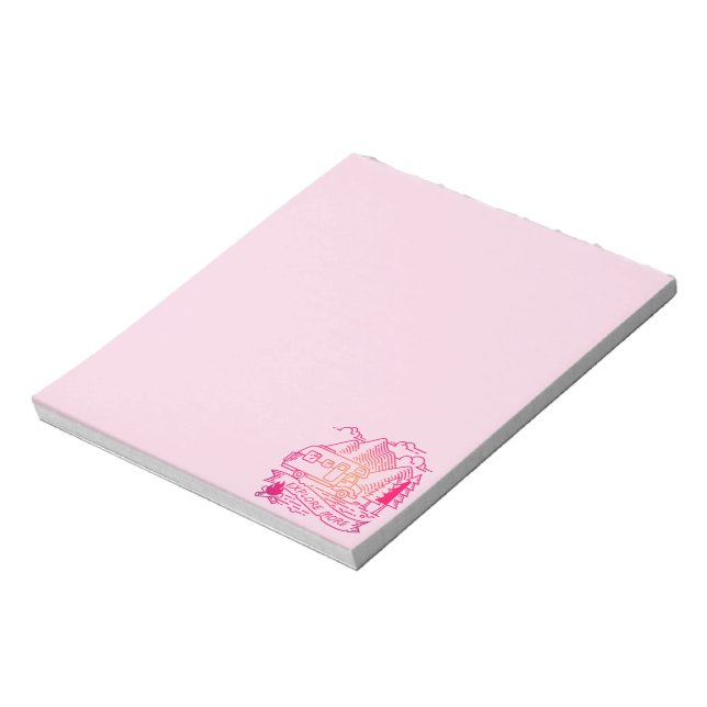 Bloc-note Explorez Plus Camper Rose Van Mountain Nature Love (Tourné)