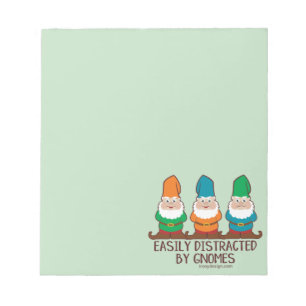 Bloc-note Facilement distrait par les nomes