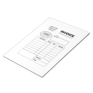 Bloc-note Facture commerciale personnalisée professionnelle