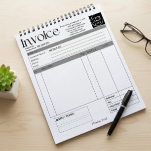 Bloc-note Facture Reçu de Vente pour Petite Entreprise avec 