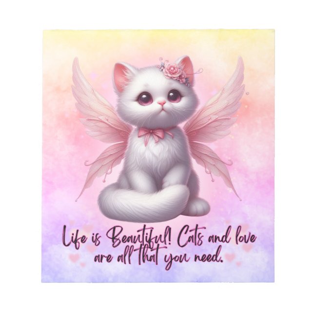 Bloc-note Fairy Whiskers of Love (Devant)