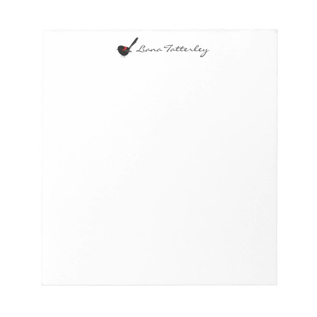 Bloc-note Fairy Wren (Devant)