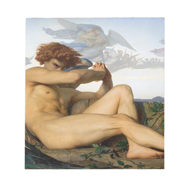 Bloc-note Fallen Angel Alexandre Cabanel Original (Devant)
