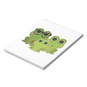 Bloc-note Famille de Grenouille Mignonne