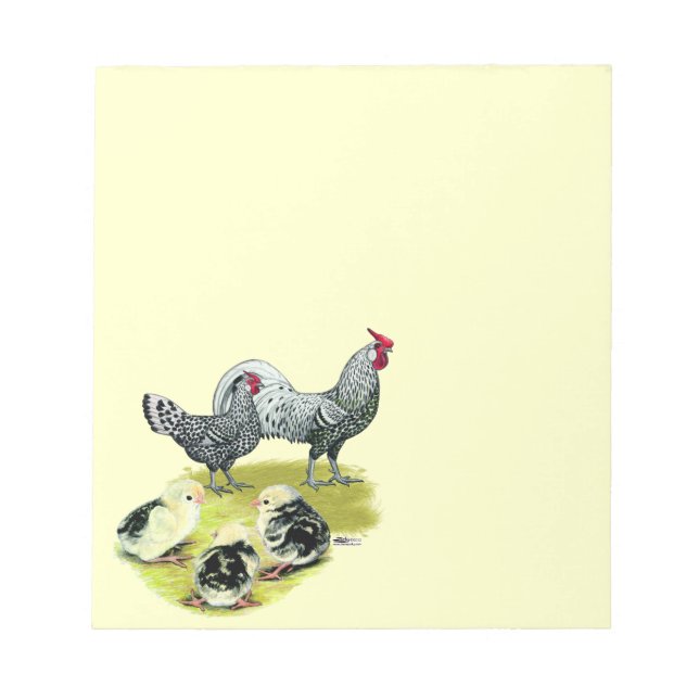 Bloc-note Famille de Hambourg (Devant)