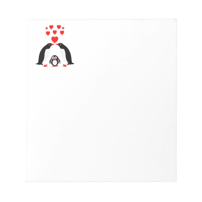 Bloc-note Famille Penguins (Devant)