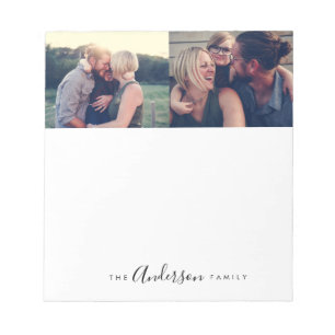 Bloc-note Famille personnalisée