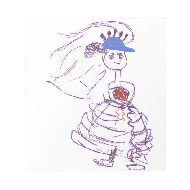 Bloc-note Fan Bride baseball (Devant)