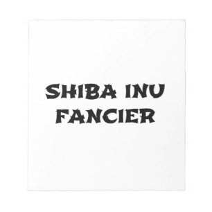 Bloc-note fantaisie de shiba inu