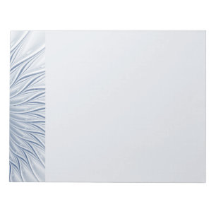 Bloc-note Fantaisie dynamique Abstrait Tons bleus Art fracta
