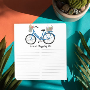 Bloc-note Farmers Marché Vélos Épicerie Liste des achats PER