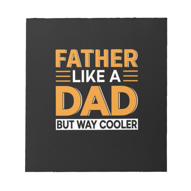 Bloc-note Father's Day Father Like A Dad (Devant)