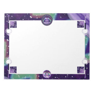 Bloc-note Fée de pluie violette