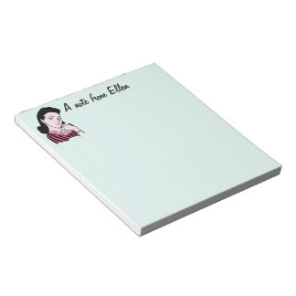 Bloc-note Femme les années 50