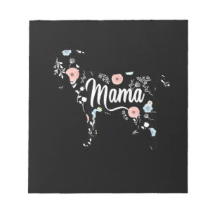 Bloc-note Femme Mama Chèvre Floral Maman Lover Mor Grand-mèr