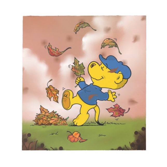 Bloc-note Ferald Parmi Les Feuilles D'Automne (Devant)