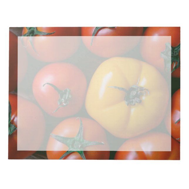 Bloc-note Fermes | Tomates rouges et jaunes brillantes (Devant)