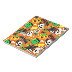 Bloc-note Fête des Candies Éffrayantes d'Halloween