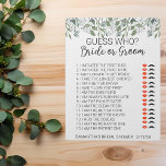 Bloc-note Fête des mariées Game Devine Qui Feuille Foliing<br><div class="desc">Cette conception peut être personnalisée dans la zone fournie en modifiant la photo et/ou le texte. Vous pouvez également le customiser en cliquant sur Personnaliser ce Modèle, puis en choisissant l'option cliquer pour customiser et supprimer ou modifier la couleur de l'arrière - plan, ajouter du texte, modifier la couleur ou...</div>