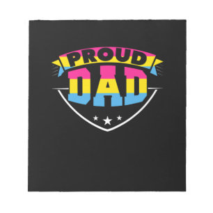 Bloc-note Fête des pères   Fier Papa Pansexuel Fille