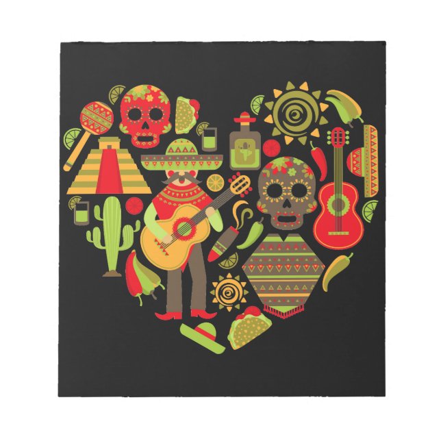Bloc-note Fête mexicaine des morts Mexique (Devant)