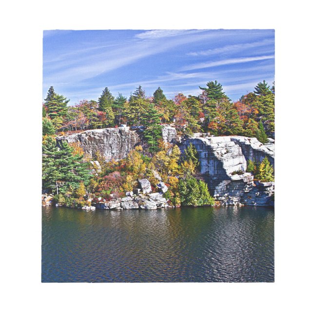 Bloc-note Feuillage d'automne autour de lac Minnewaska (Devant)
