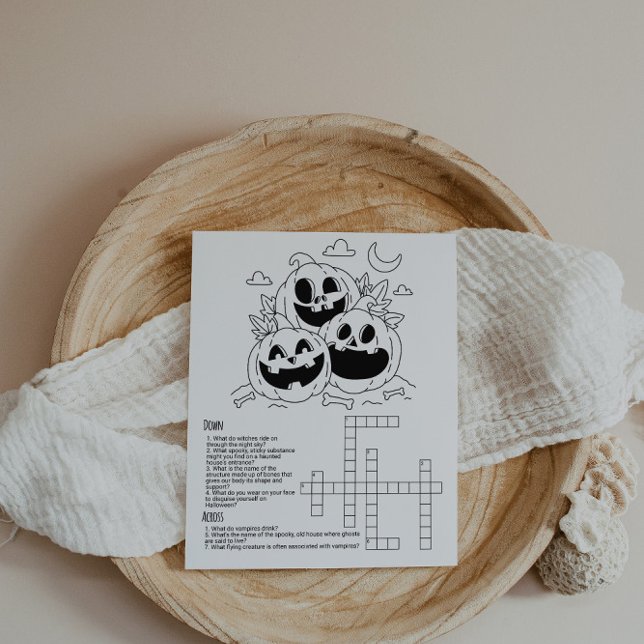 Bloc-note Feuille d'activité pour enfants d'Halloween (Créateur téléchargé)