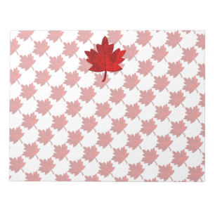 Bloc-note Feuille d'érable du Canada par Shirley Taylor
