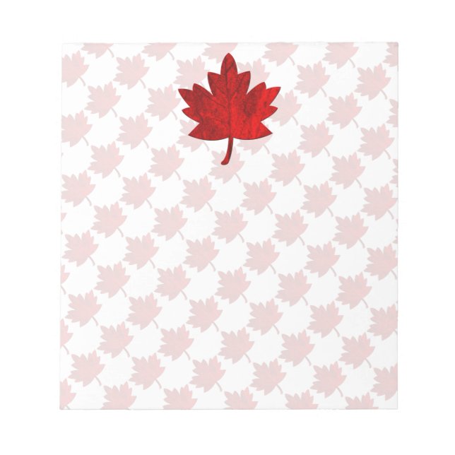 Bloc-note Feuille d'érable du Canada par Shirley Taylor (Devant)