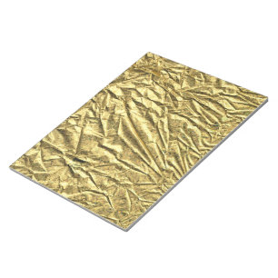Bloc-note Feuille d'or brillante
