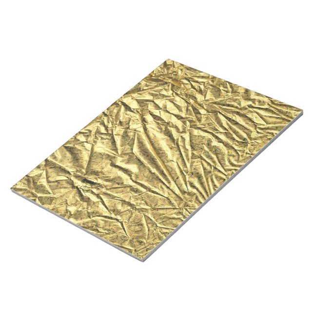 Bloc-note Feuille d'or brillante (Incliné)