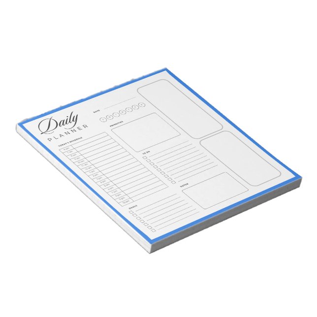 Bloc-note Feuilles de planificateur quotidien universel vier (Incliné)