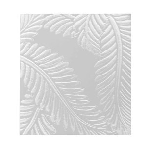 Bloc-note Feuilles noirs et blancs