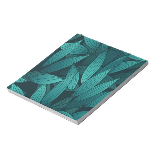 Bloc-note Feuilles tropicales dégradées (Tourné)