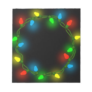Bloc-note Feux de Noël