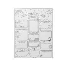 Fiche d'activité Tout sur moi pour les enfants de
