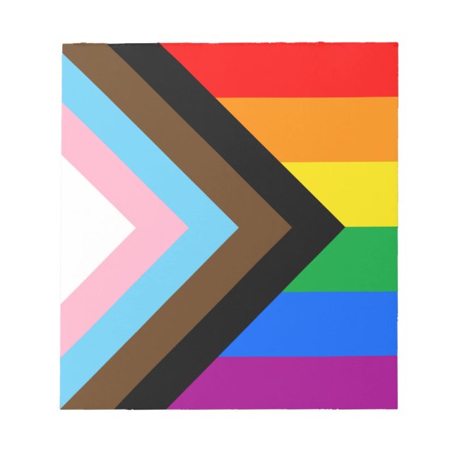 Bloc-note Fierté de progrès LGBTQ+ (Devant)