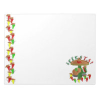 Fiesta Cactus avec Sombrero & Guitare