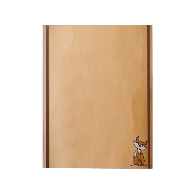 Bloc-note Figdewdrop Fig the fox tear away notepad (Tourné)