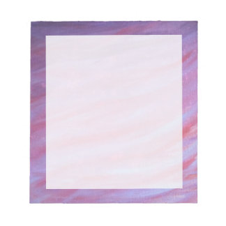 Bloc-note Fille Abstraite | Feminine rose mauve Zebra