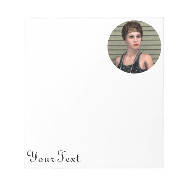 Bloc-note Fille Vintage (Devant)