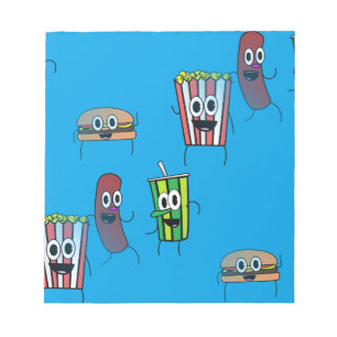 Bloc-note film popcorn