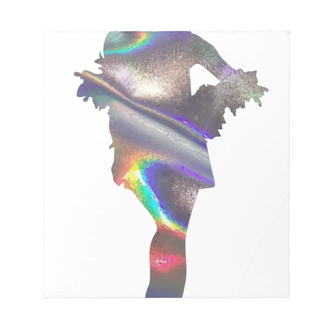 Bloc-note fissure holographique (Devant)