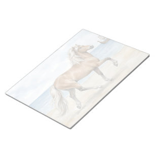 Bloc-note Fjara Cheval islandais aquarelle sur la Plage